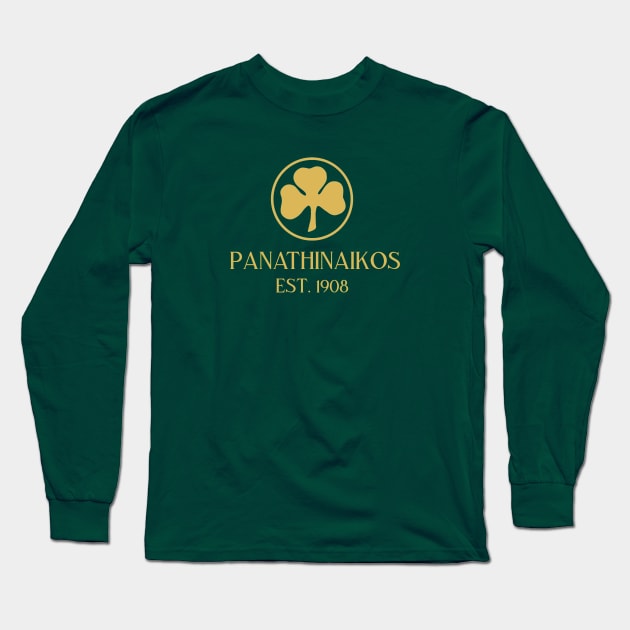 Panathinaikos Gold 2 Long Sleeve T-Shirt by VRedBaller